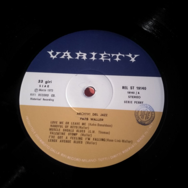 Fats Waller - Fats Waller | Variety (REL-ST 19140) - 4 Fats Waller - Fats Waller | Variety (REL-ST 19140) - 4