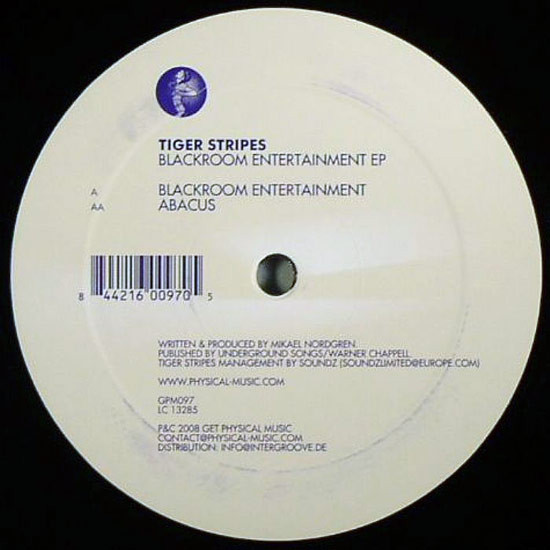 Tiger Stripes - Blackroom Entertainment EP | Get Physical Music (GPM097)