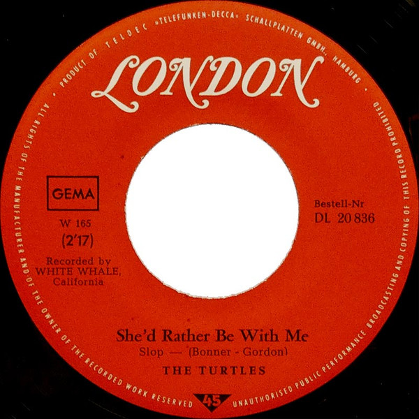 The Turtles - She'd Rather Be With Me | London Records (DL 20 836) - 3