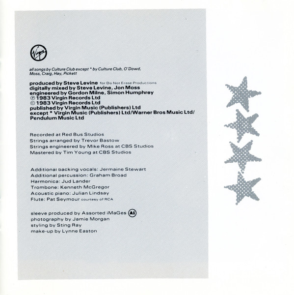 Culture Club - Colour By Numbers | Virgin (0777 7 86180 2 7) - 4