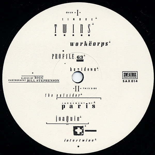 In The Nursery - Twins | Sweatbox (SAX 014) - 4