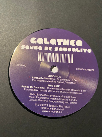 Galathea - Samba De Sausalito | Space Echo Recordings (SEM102)