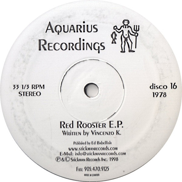 Vincenzo - Red Rooster E.P. | Aquarius Recordings (disco 16)