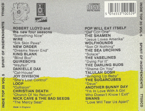 Various - Indie Top 20 Volume V - Spirit Of Independents | Beechwood Music (TT05CD) - 3 Various - Indie Top 20 Volume V - Spirit Of Independents | Beechwood Music (TT05CD) - 3