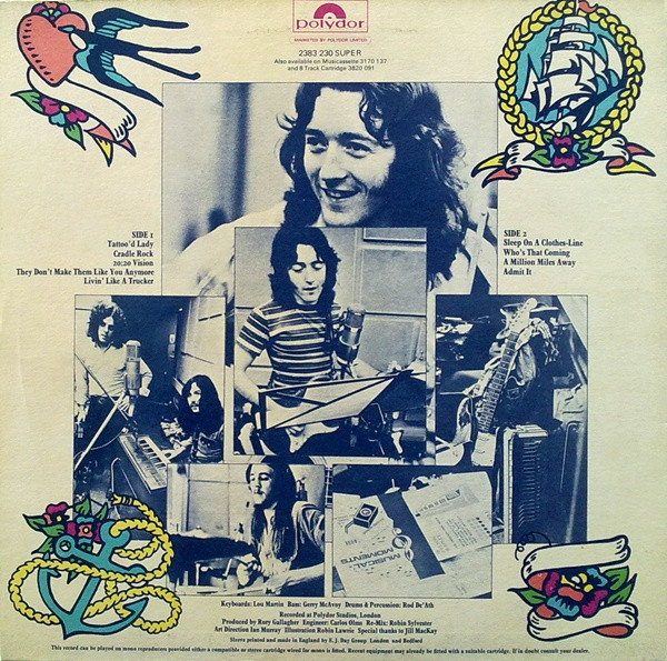 Rory Gallagher - Tattoo | Polydor (2383-230) - 2