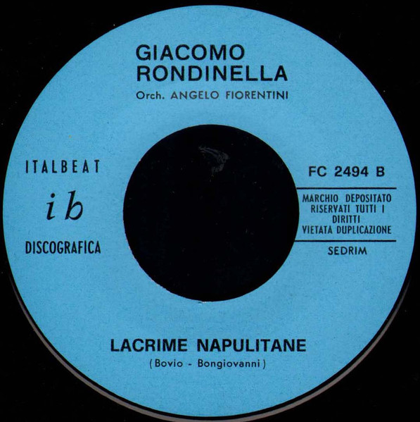 Giacomo Rondinella - Brinneso / Lacreme Napulitane | Italbeat Discografica (FC 2494) - 4