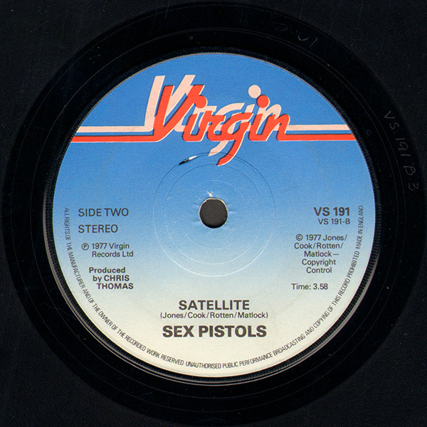Sex Pistols - Holidays In The Sun | Virgin (VS 191) - 2