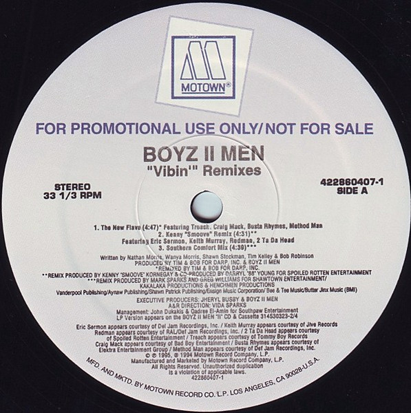 Boyz II Men - Vibin' (Remixes) | Motown (422860407-1) - main