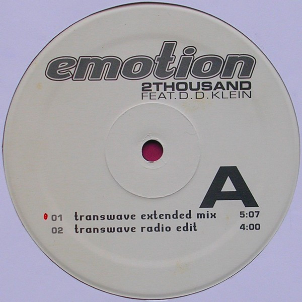 2 Thousand Feat. D.D. Klein - Emotion | V2 (VVR5013326) - 3 2 Thousand Feat. D.D. Klein - Emotion | V2 (VVR5013326) - 3