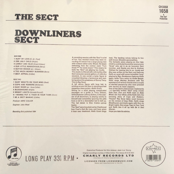 Downliners Sect - The Sect | Charly Records Ltd. (CH33SX1658) - 2