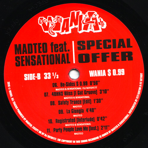 Madteo Feat. Sensational - Special Offer | Wania (WANIA $ 0.99) - 3 Madteo Feat. Sensational - Special Offer | Wania (WANIA $ 0.99) - 3