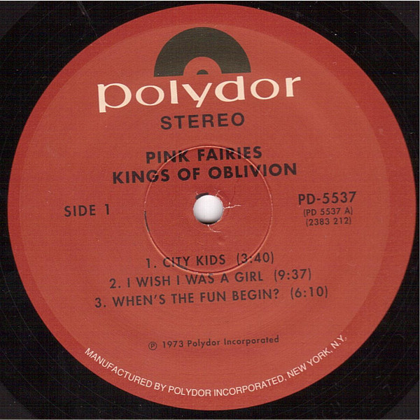 The Pink Fairies - Kings Of Oblivion | Polydor (PD 5537) - 3