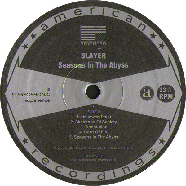 Slayer - Seasons In The Abyss | American Recordings (B0018855-01) - 4 Slayer - Seasons In The Abyss | American Recordings (B0018855-01) - 4