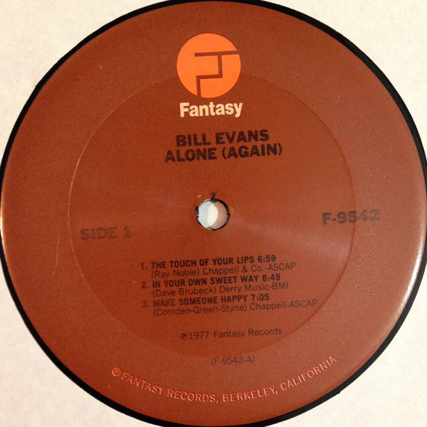 Bill Evans - Alone (Again) | Fantasy (F-9542)