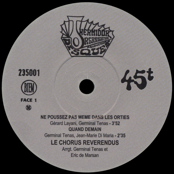 Chorus Reverendus - Ne Poussez Pas Mémé Dans Les Orties | Cameleon Records (CAME52) - 3 Chorus Reverendus - Ne Poussez Pas Mémé Dans Les Orties | Cameleon Records (CAME52) - 3