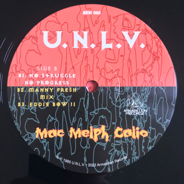 U.N.L.V. - Mac Melph Calio | Armabillion Recordz (ARM 065) - 4
