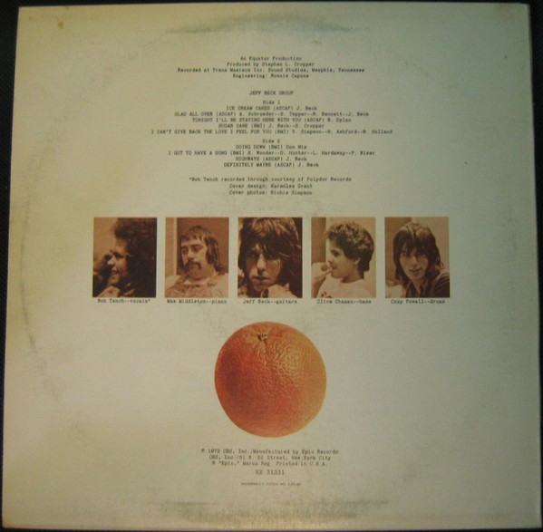 Jeff Beck Group - Jeff Beck Group | Epic (KE 31331) - 2