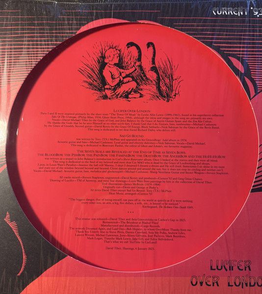 Current 93 - Lucifer Over London | Cashen's Gap (DOAR XXIX) - 3