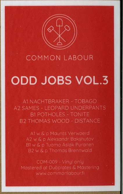 Various - Odd Jobs Vol.3 | Common Labour (COM-009) - 3