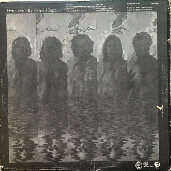 The Grateful Dead - Historic Dead | Sunflower (SNF-5004) - 2