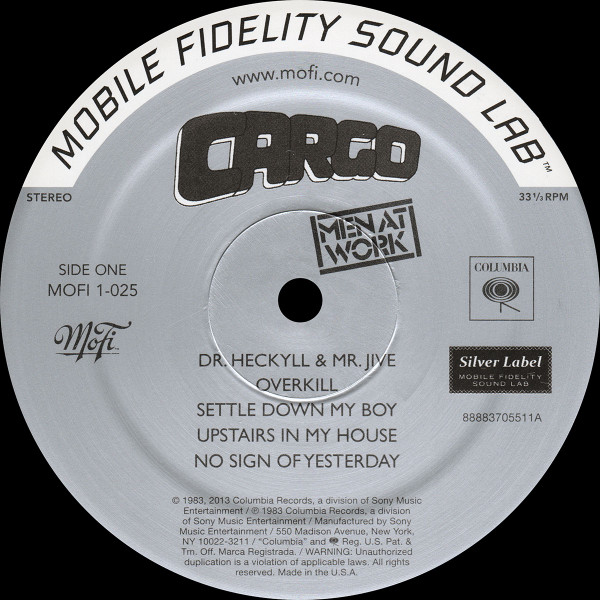 Men At Work - Cargo | Mobile Fidelity Sound Lab (MOFI 1-025) - 4