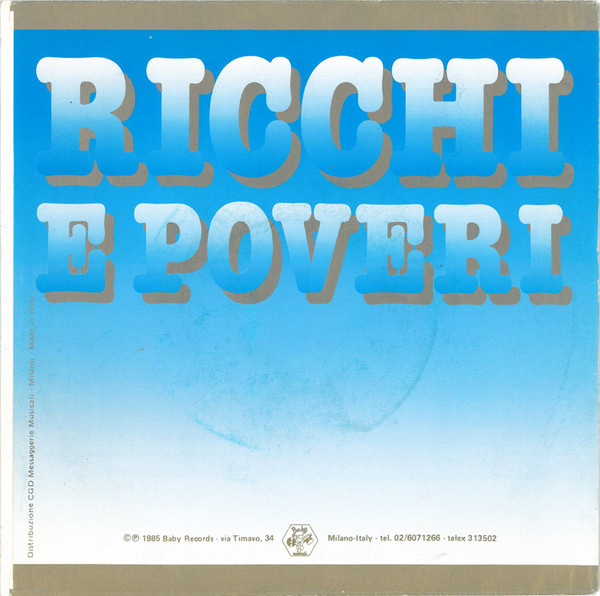 Ricchi E Poveri - Dimmi Quando | Baby Records (BR 50352) - 2 Ricchi E Poveri - Dimmi Quando | Baby Records (BR 50352) - 2