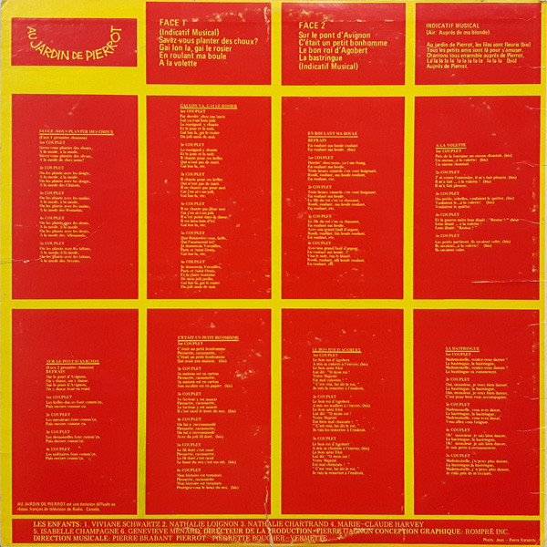 Au Jardin De Pierrot - Au Jardin De Pierrot, Volume 1 | Caparo (CO-503) - 2