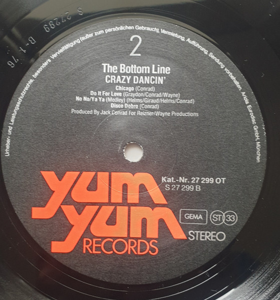 The Bottom Line - Crazy Dancin' | Yum Yum Records (27 299 OT) - 4 The Bottom Line - Crazy Dancin' | Yum Yum Records (27 299 OT) - 4
