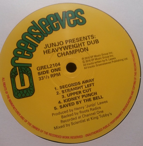 Henry "Junjo" Lawes - Heavyweight Dub Champion | Greensleeves Records (GREL 2104) - 3 Henry "Junjo" Lawes - Heavyweight Dub Champion | Greensleeves Records (GREL 2104) - 3