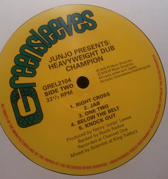 Henry "Junjo" Lawes - Heavyweight Dub Champion | Greensleeves Records (GREL 2104) - 4 Henry "Junjo" Lawes - Heavyweight Dub Champion | Greensleeves Records (GREL 2104) - 4
