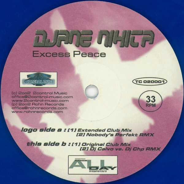 DJane Nikita - Excess Peace | 2Control Music (TC0001) - 2