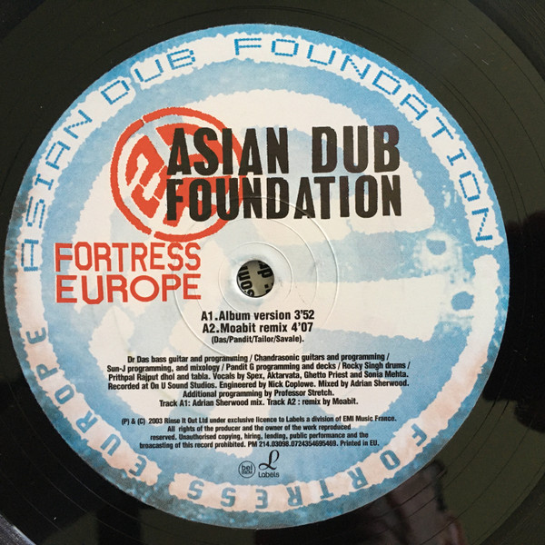 Asian Dub Foundation - Fortress Europe | Labels (724354695469)