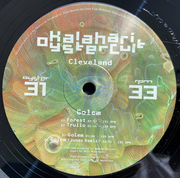 Cleveland - Golem | Kalahari Oyster Cult (OYSTER31) - main