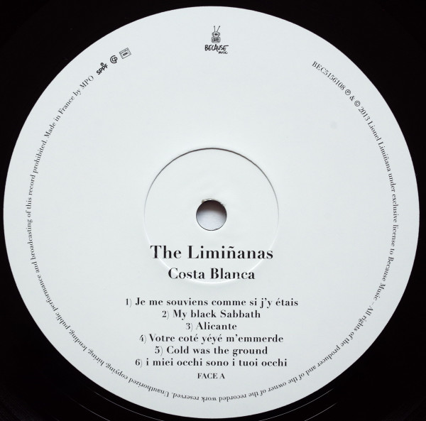 The Limiñanas - Costa Blanca | Because Music (BEC5156108) - 3 The Limiñanas - Costa Blanca | Because Music (BEC5156108) - 3