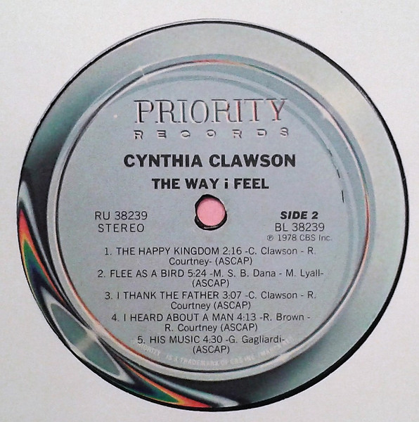 Cynthia Clawson - The Way I Feel | Priority Records (RU 38239) - 4