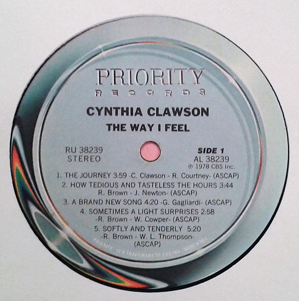 Cynthia Clawson - The Way I Feel | Priority Records (RU 38239) - 3