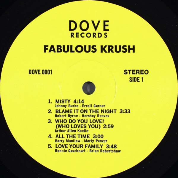 Fabulous Krush - Fabulous Krush | Dove Records (Dove 0001) Fabulous Krush - Fabulous Krush | Dove Records (Dove 0001)