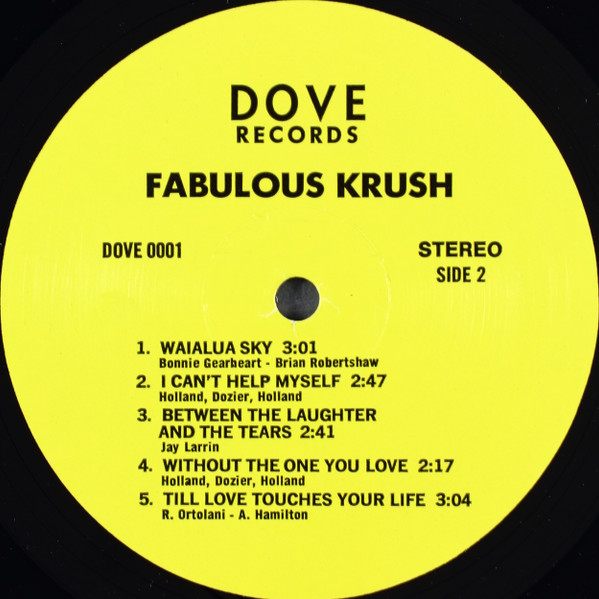 Fabulous Krush - Fabulous Krush | Dove Records (Dove 0001) - 4 Fabulous Krush - Fabulous Krush | Dove Records (Dove 0001) - 4