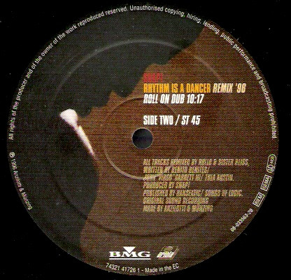 Snap! - Rhythm Is A Dancer (Remix '96) | BMG (74321 41726 1) - 4