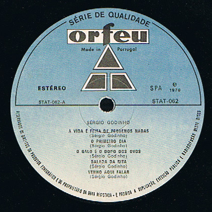 Sérgio Godinho - Pano-Cru | Orfeu (STAT 062) - 2 Sérgio Godinho - Pano-Cru | Orfeu (STAT 062) - 2
