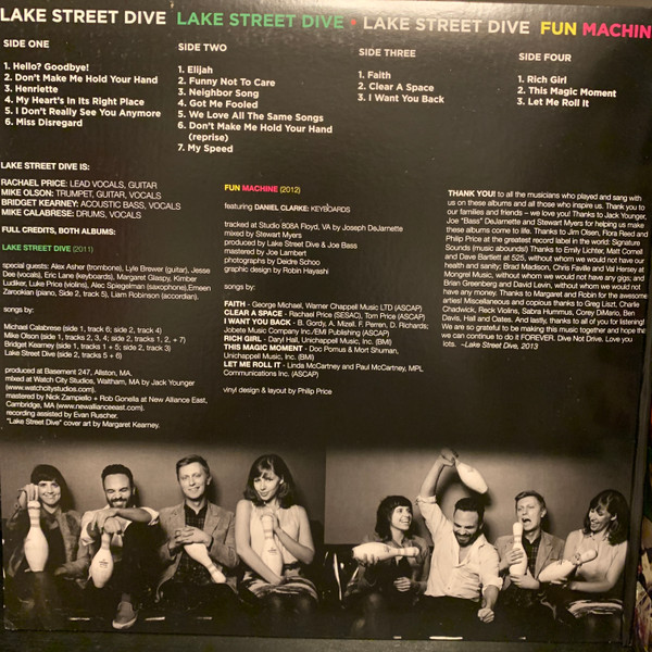 Lake Street Dive - Lake Street Dive / Fun Machine | Signature Sounds (SIG 7006) - 2