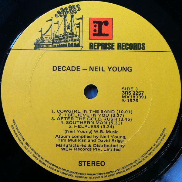 Neil Young - Decade | Reprise Records (3RS 2257) - 4