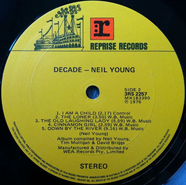 Neil Young - Decade | Reprise Records (3RS 2257) - 3