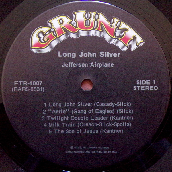 Jefferson Airplane - Long John Silver | Grunt (FTR-1007) - 3 Jefferson Airplane - Long John Silver | Grunt (FTR-1007) - 3