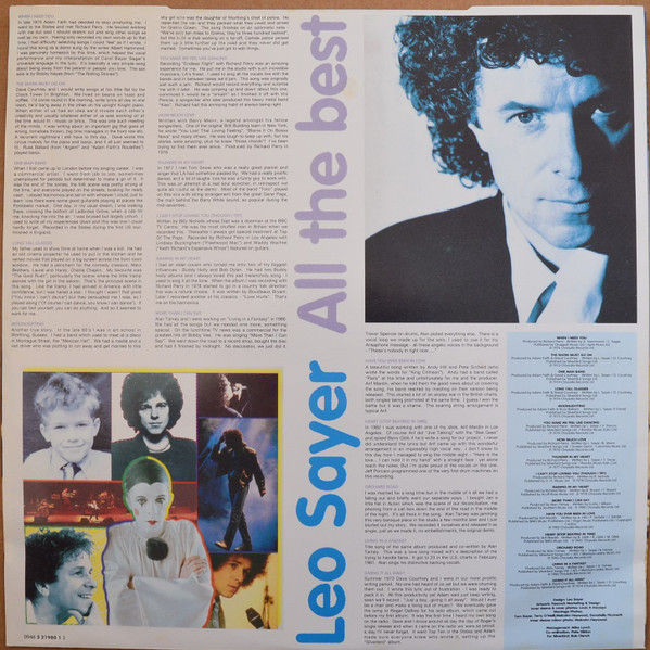 Leo Sayer - All The Best | Chrysalis (0946 3 219801 3) - 3