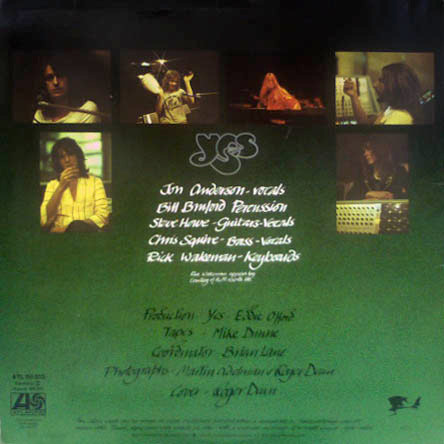 Yes - Close To The Edge | Atlantic (ATL 50 012) - 3