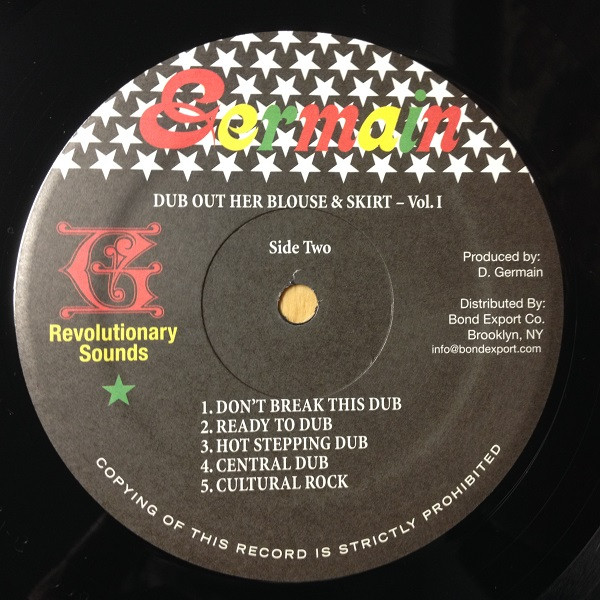 The Revolutionaries - Dub Out Her Blouse & Skirt Vol. 1 | Germain Records (BE-031) - 4