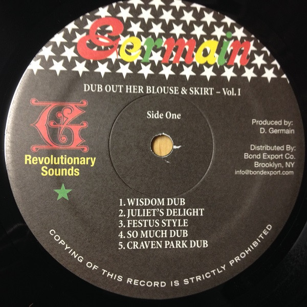 The Revolutionaries - Dub Out Her Blouse & Skirt Vol. 1 | Germain Records (BE-031) - 3
