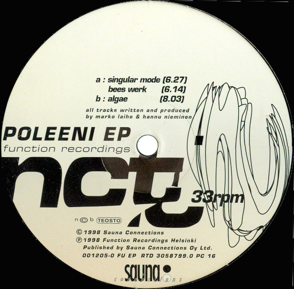 Poleeni - Poleeni EP | Sauna Connections (001205-0 fu ep) - 3 Poleeni - Poleeni EP | Sauna Connections (001205-0 fu ep) - 3