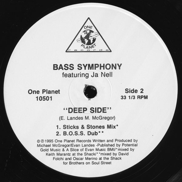Bass Symphony Featuring Ja Nell - Deep Side | One Planet (OP10501) - 2